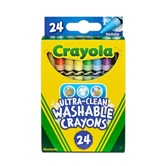 Crayola® Ulta-Clean™ Washable Crayons, 24ct.